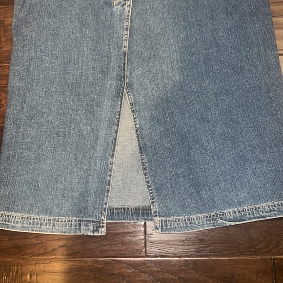 GAP Classic Denim Maxi Skirt SIZE 10 - Picture 5 of 5